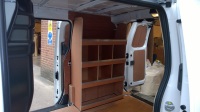 NISSAN NV200 DS FLAT PACK RACKING UNIT 3 SHELF PLY LINING PLY WOOD SPACE SAVER 